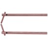 2 bracci dritti  350 mm + 2 elettrodi inclinati Ø 12 mm   Modular 230 e 400 Telwin
