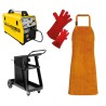 PACK Deca Miga 218 + carrello + Torcia Tig + Grembiule GOLD + guanti saldatore