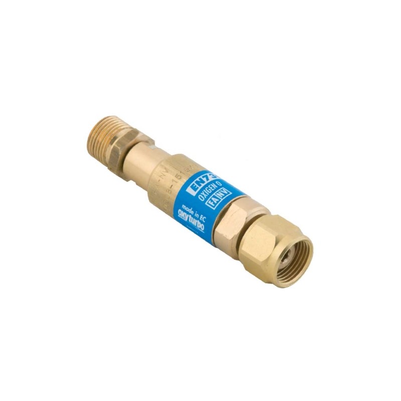 Valvola di sicurezza Ossigeno per impugnatura con portagomma