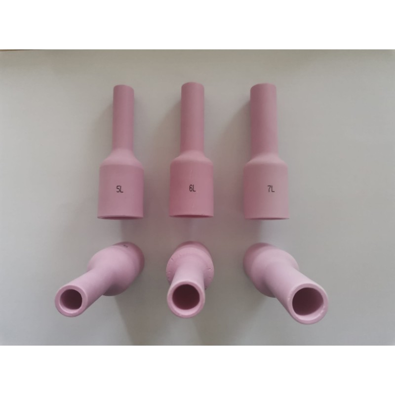 5 ugelli ceramici GAS LENS per torcia Tig 17 - 18 - 26