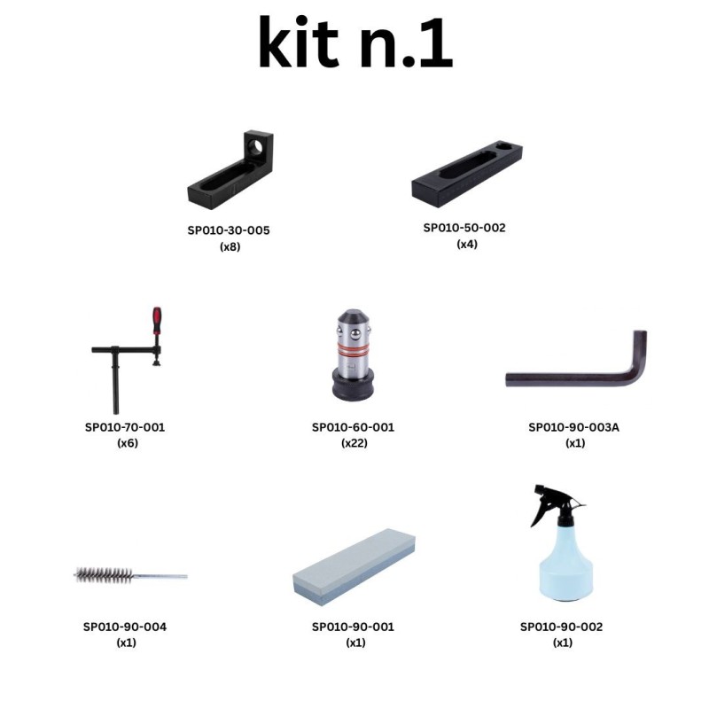 Kit N.1 per banco per saldatura fori 28mm