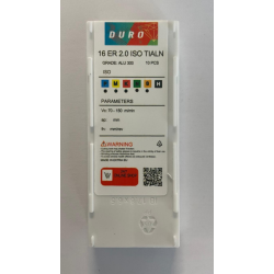 Inserti Widia per Filettare Esterno 16 ER XXX ISO TiCN  10 pezzi -  139,08 €