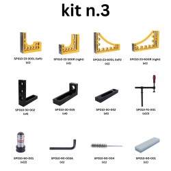 Kit N.3 per banco per saldatura fori da 28mm