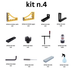 Kit N.4 per banco per saldatura fori 28mm