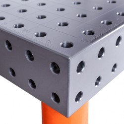 Banco per saldatura HERMES 1000X500, spessore 12 - 14mm, fori 16mm, con RUOTE