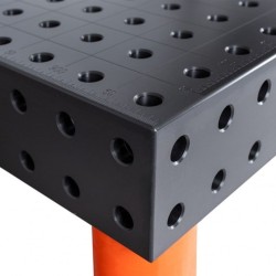 Banco per saldatura MAXIMUS 2400X1200, spessore 12 - 14mm, fori 16mm, con RUOTE