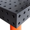 Banco per saldatura MAXIMUS 2400X1200, spessore 12 - 14mm, fori 16mm, con RUOTE