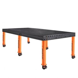 Banco per saldatura MAXIMUS 2400X1200, spessore 12 - 14mm, fori 16mm, con RUOTE