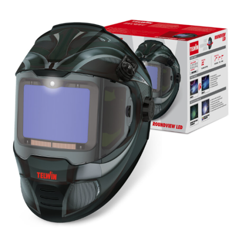 Maschera Automatica Telwin Roundview Led