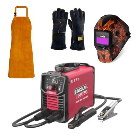 Pack Helvi Bester S 171 + Telwin Stream + guanti Black + grembiule Gold