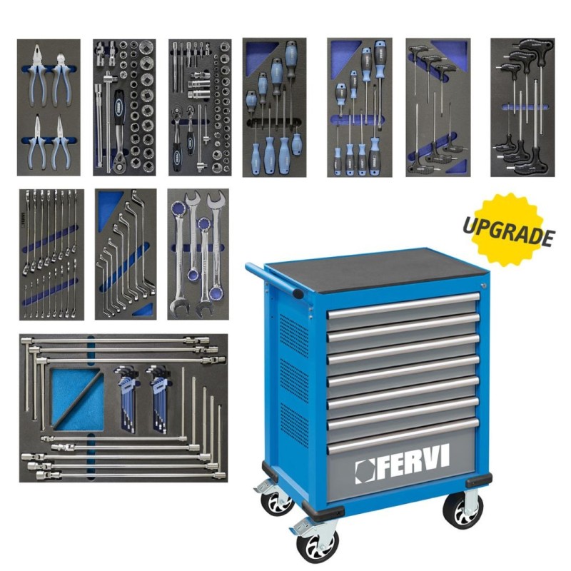 CARRELLO C960/CC01 COMPLETO DI UTENSILI