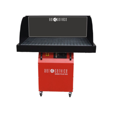 BANCO SALDATURA COMBINATO CARRELLATO CON ASPIRATORE PER FUMI DI SALDATURA 1200x800mm