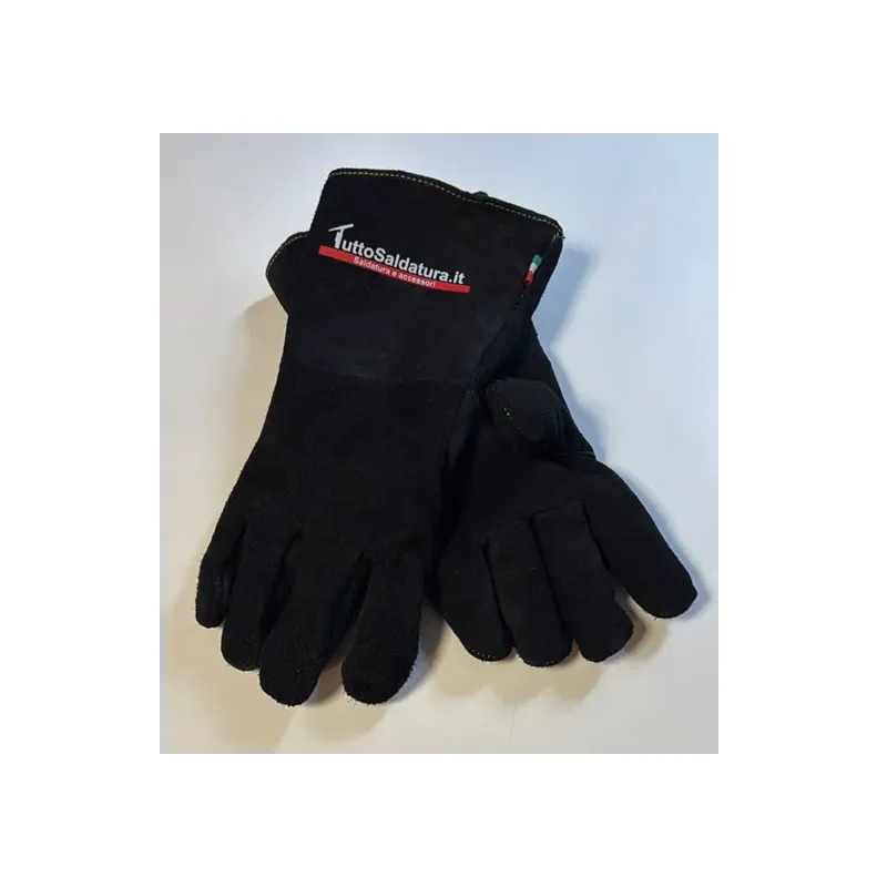 Guanti Black in pelle crosta TUTTOSALDATURA, taglia 10