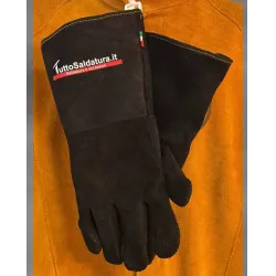Guanti Black in pelle crosta TUTTOSALDATURA, taglia 10