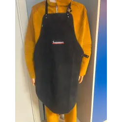 Grembiule Black regolabile in pelle crosta TUTTOSALDATURA