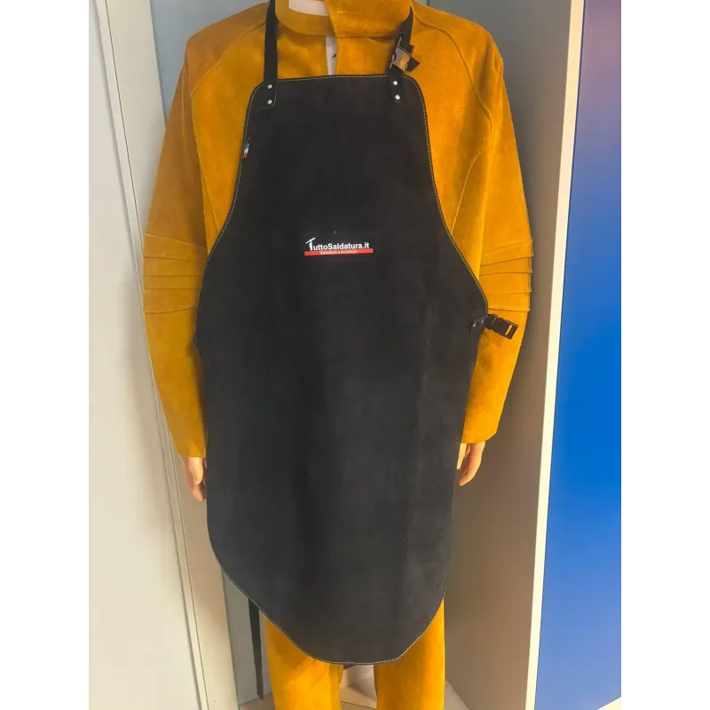 Grembiule Black regolabile in pelle crosta TUTTOSALDATURA