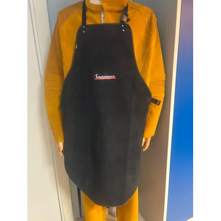 Grembiule Black regolabile in pelle crosta TUTTOSALDATURA