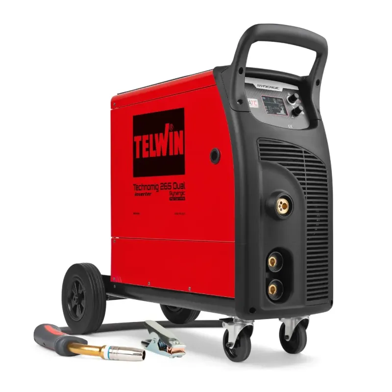 TELWIN TECHNOMIG 265 DUAL SYNERGIC | Saldatrice multiprocesso (MMA, MIG MAG, TIG)