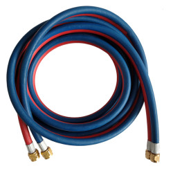 Tubo binato raccordato 3/8 10 metri MAXI completo di valvole di sicurezza