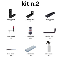 Kit N.2 per banco per saldatura fori 28mm