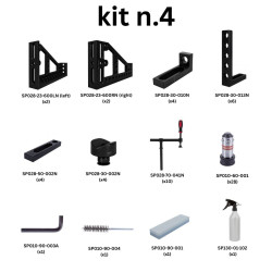 Kit N.4 per banco per saldatura fori 28mm