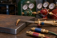 Come regolare il cannello da taglio ossiacetilenico